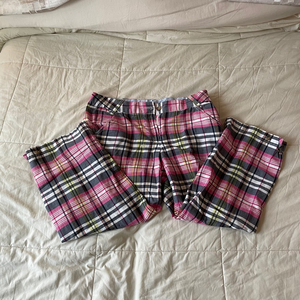 Land’s End Plaid Capris - Picture 2 of 16